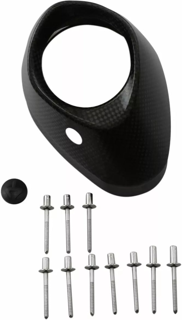 Akrapovic End Cap CF T33 Type 1 V-EC36