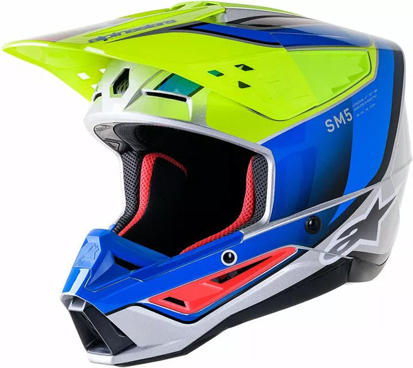 Alpinestars (MX) Helm SM5 Segel YLW/BL 2x 8306723-5579-2x