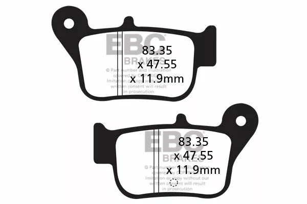EBC BRAKE PAD HH SINT SCOOTER SFA628HH
