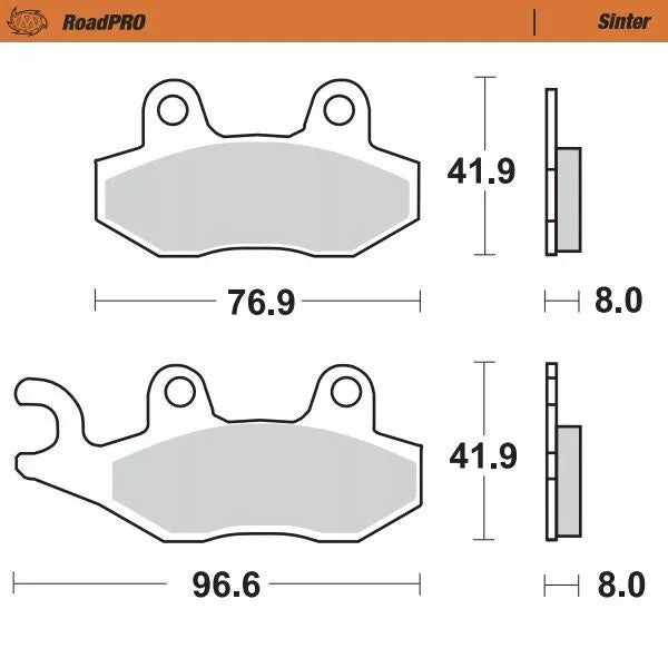 Moto-Master Brake Pad Sinter 410501
