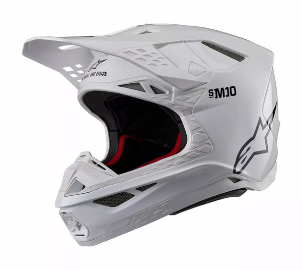 Alpinestars (MX) Helm SM10 Solid WHHT XS 8300123-2180-XS