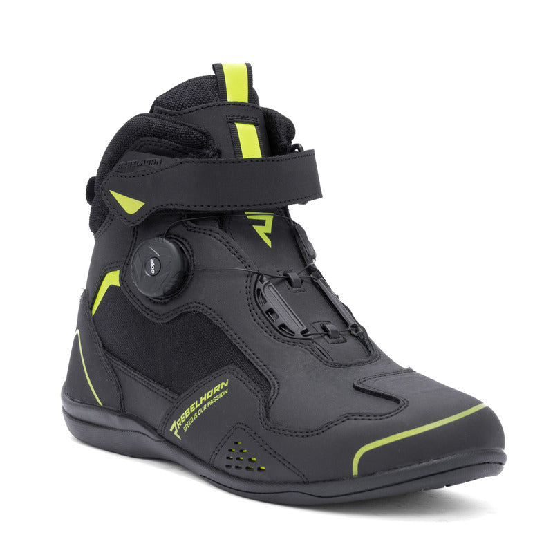 Rebelhorn Unisex MC shoes Spark II Black /Flu