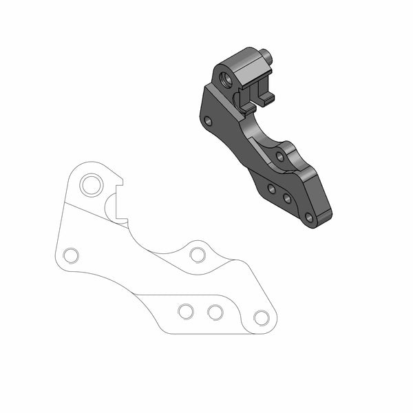Moto-Master-Bremssattel Adapter 211042