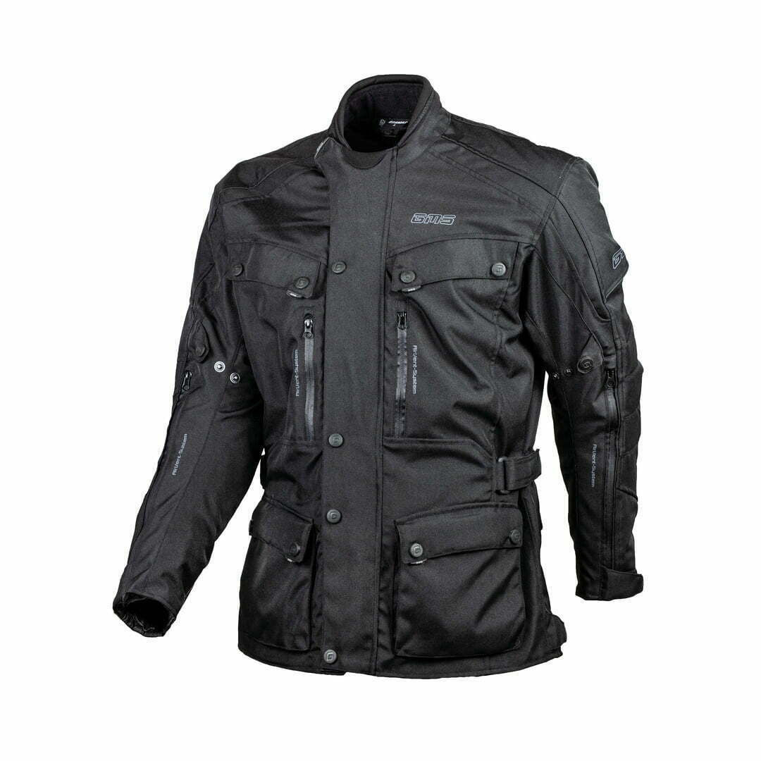 GMS Textile MC Jacke oben schwarz