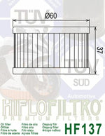 HIFLOFILTRO Oil Filter - HF137 HF137