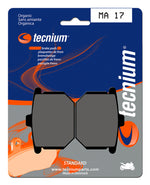 Tecnium Street Organic Brake Pads - MA17 1022390