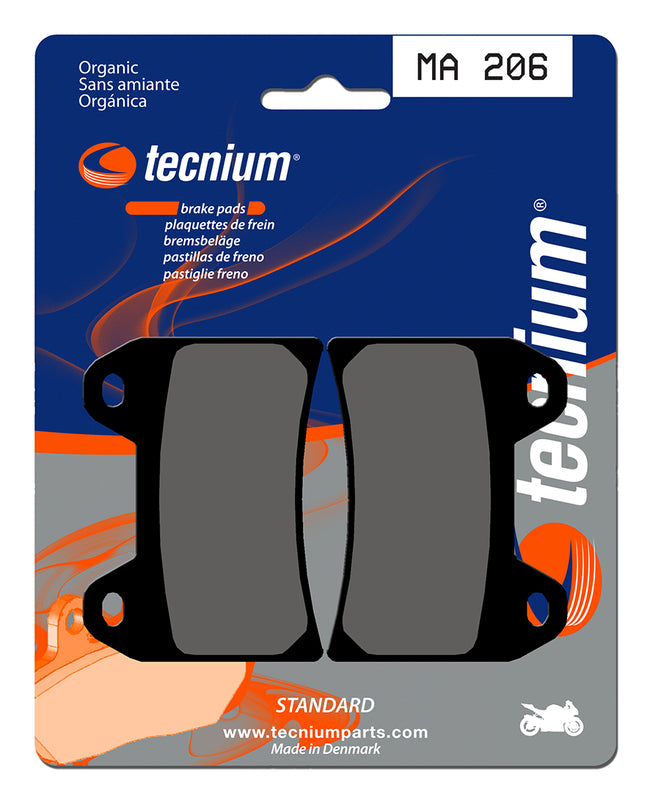 Tecnium Street Organic Brake Pads - MA206 1022421