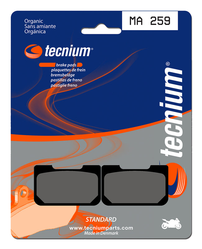 Tecnium Street Organic Brake Pads - MA259 1022443