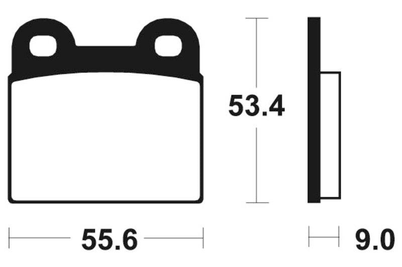 Tecnium Street Organic Brake Pads - MA27 1022450