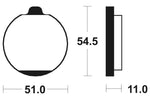 Bio -Bremsbeläge aus Tecnium Street - MA30 1022470