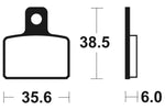 Tecnium Street Organic Brake Pads - MA303 1022472