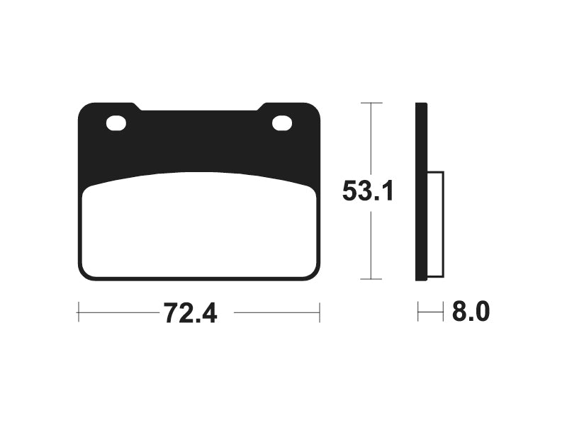 Bio -Bremsbeläge aus Tecnium Street - MA393 1022502