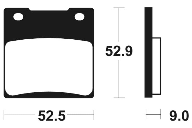 Bio -Bremsbeläge aus Tecnium Street - MA56 1022529