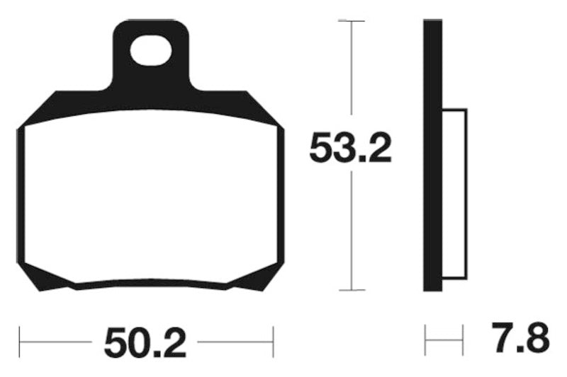 Tecnium Scooter Organische Bremsbeläge - ME230 1022647