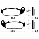 Tecnium Scooter organische Bremsbeläge - ME426 1022703