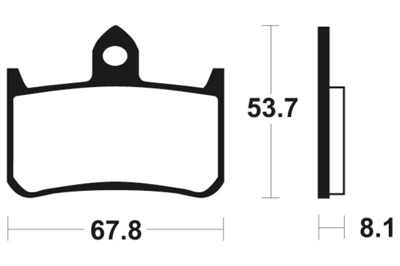 Tecnium Street Performance Sintered Metall Bremsbeläge - MF122 1022720