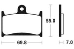 Tecnium Street Performance Sintered Metall Bremsbeläge - MF214 1022751