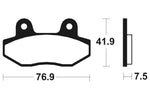 Tecnium Street Performance Sintered Metall Bremsbeläge - MF314 1022770