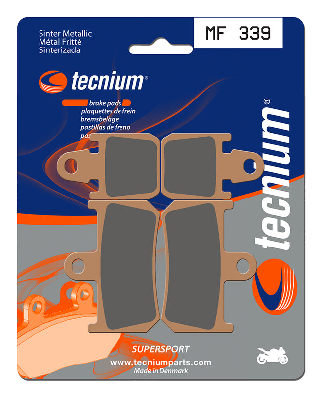 Tecnium Street Performance Sintered Metal Brake Pads - MF339 1022776