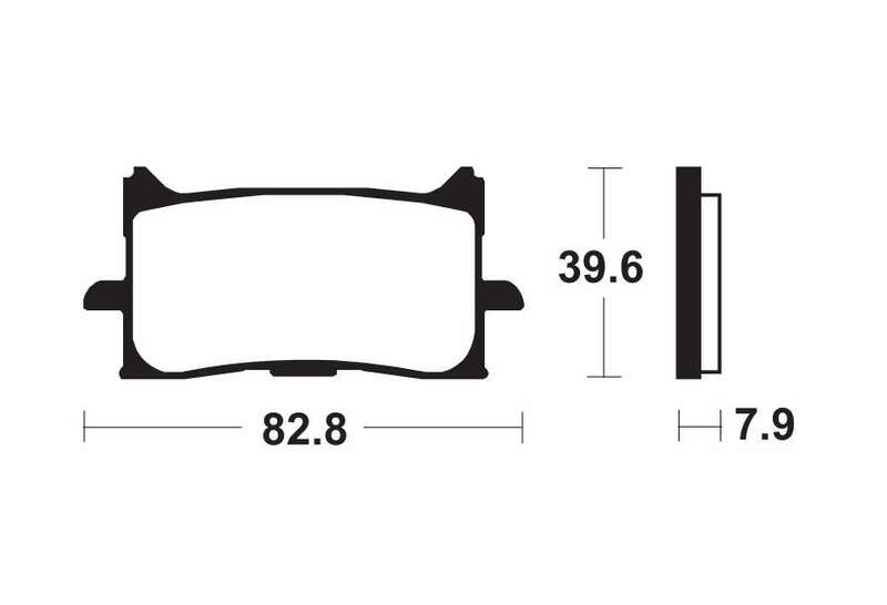 Tecnium Street Performance Sintered Metall Bremsbeläge - MF440 1022796