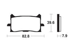 Tecnium Street Performance Sintered Metall Bremsbeläge - MF440 1022796