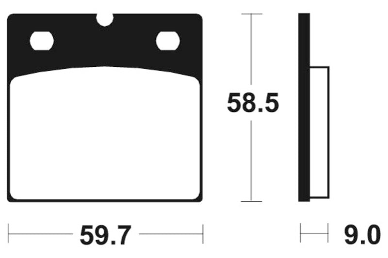 Tecnium Street Performance Sintered Metall Bremsbeläge - MF54 1022798