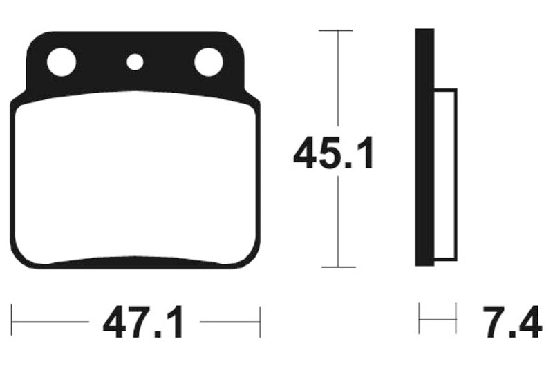 TECNIUM MX/ATV Sinterd Metallbremsbeläge - MO149 1022848