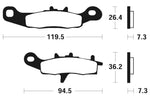 Tecnium MX/ATV Sintered Metal Brake Pads - MO226 1022860