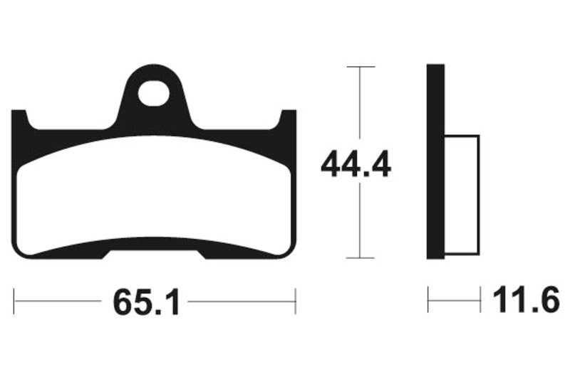 TECNIUM MX/ATV Sintered Metall Bremsbeläge - MO299 1022877