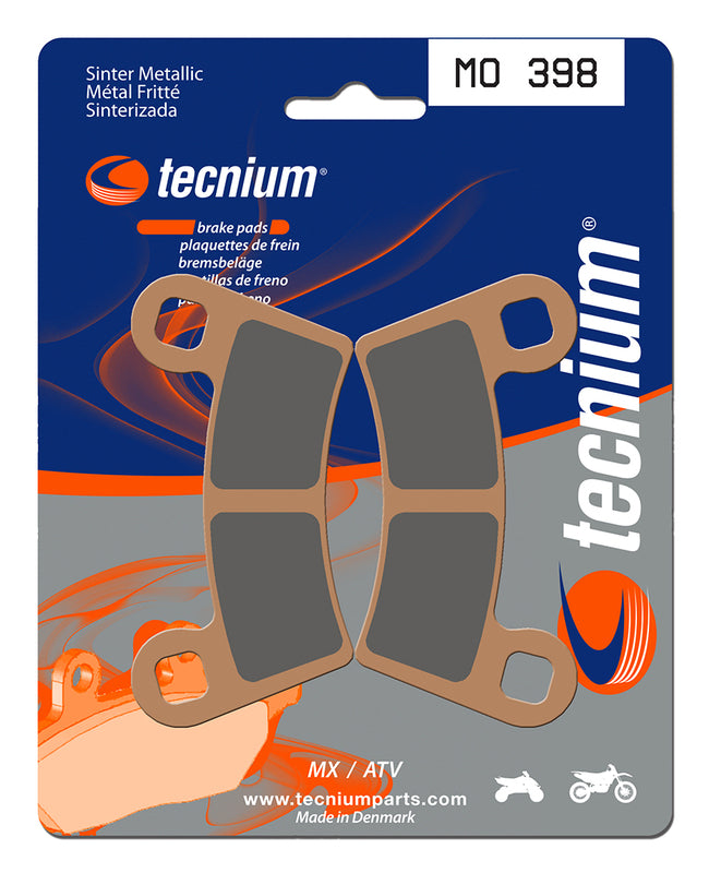 Tecnium MX/ATV Sintered Metal Brake Pads - MO398 1022902