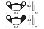 TECNIUM MX/ATV Sinterd Metallbremsbeläge - MO405 1022904