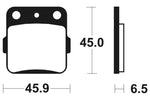 TECNIUM MX/ATV Sintered Metall Bremsbeläge - MO84 1022921