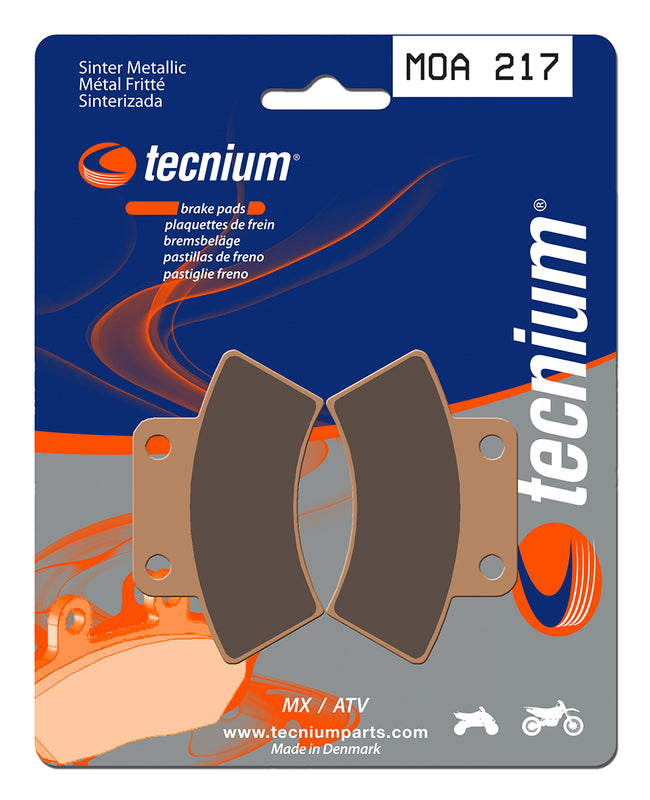 Tecnium MX/ATV Sintered Metal Brake Pads - MOA217 1022929