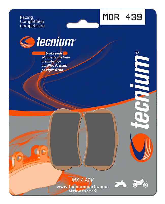 Tecnium Racing MX/ATV gesinterte Metallbremsbeläge - Mor439 1023016