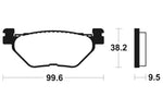 Tecnium Street Performance Sintered Metall Bremsbeläge - MR269 1023069