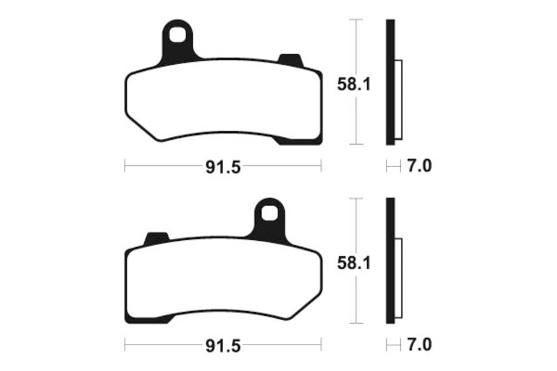 Tecnium Street Performance Sintered Metall Bremsbeläge - MR330 1023077