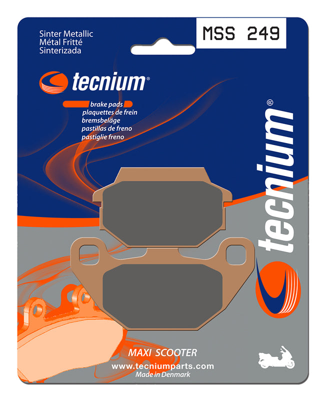 Tecnium Maxi Scooter Sintered Metal Brake Pads - MSS249 1023197