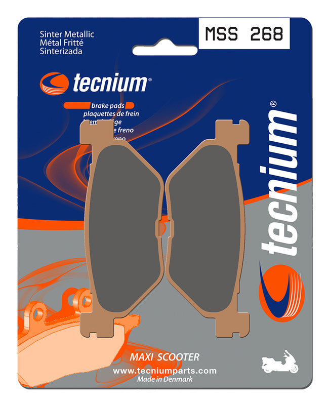 Tecnium Maxi Scooter Sintered Metal Brake Pads - MSS268 1023201