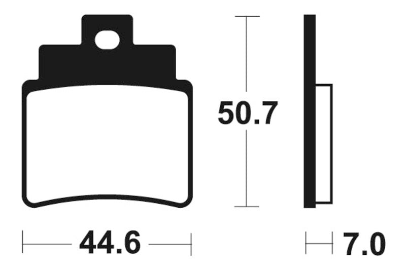 Tecnium Maxi Scooter Sintered Metal Brake Pads - MSS275 1023203