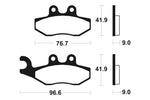 Tecnium Maxi Scooter Sintered Metall Bremsbeläge - MSS286 1023206