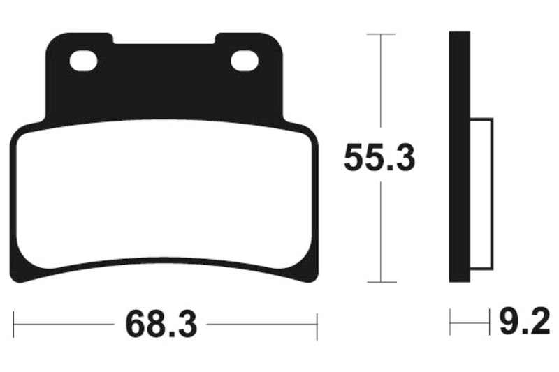 Tecnium Maxi Scooter Sintered Metall Bremsbeläge - MSS344 1023217