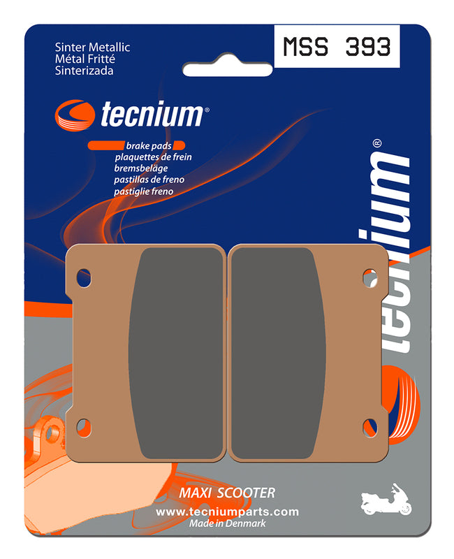 Tecnium Maxi Scooter Sintered Metal Brake Pads - MSS393 1023225