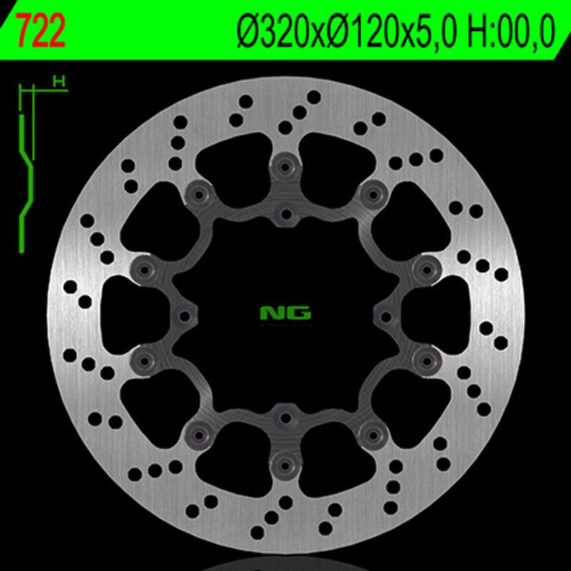 NG Bremsscheibe Runde 722