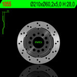 NG Bremsscheibe Runde 1055