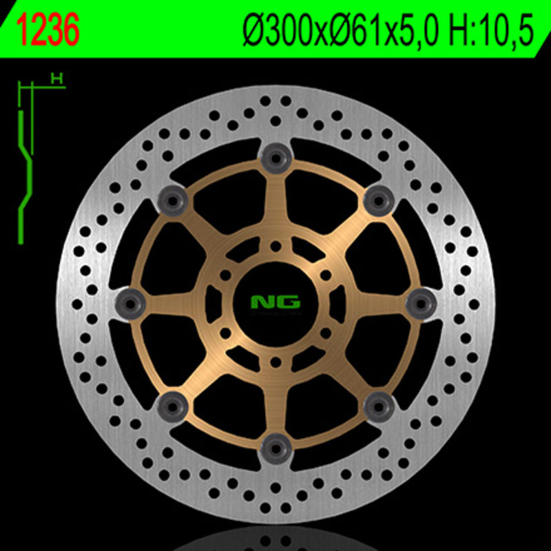 NG Bremsscheibe Runde 1236