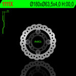 NG BRAKE DISC WAVE 1111X