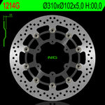 NG BRAKE DISC ROUND 1214G