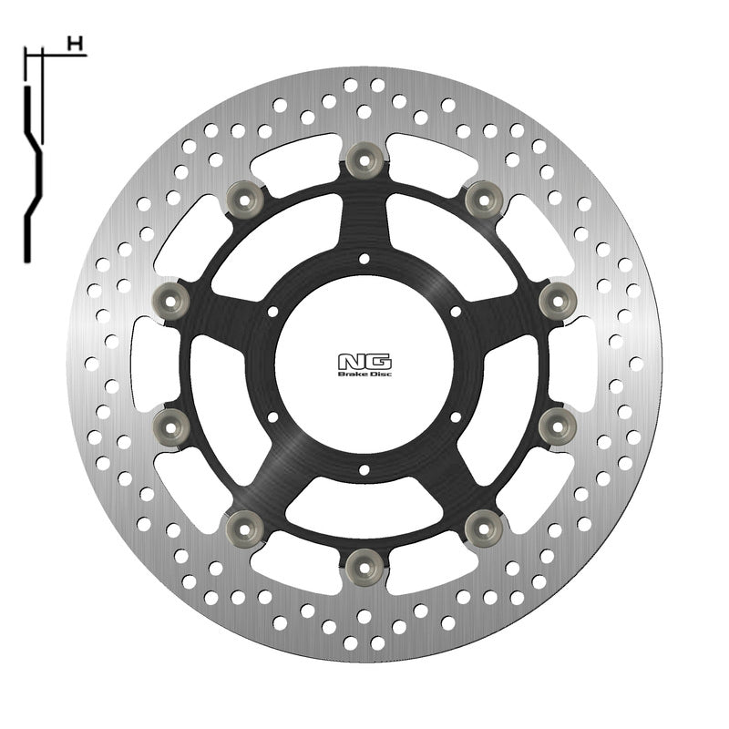 Ng Bremsscheibe Runde 1808g