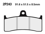 NISSIN Straßen-/Gelände-Sintermetall-Bremsbeläge - 2P-243ST 2P-243ST 