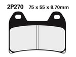 NISSIN Street / Off-Road Sintered Metal Brake pads - 2P-270ST 2P-270ST 